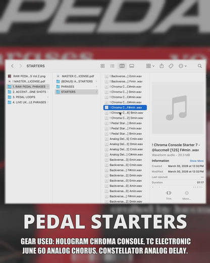 RAW PEDAL PHRASES Vol.2