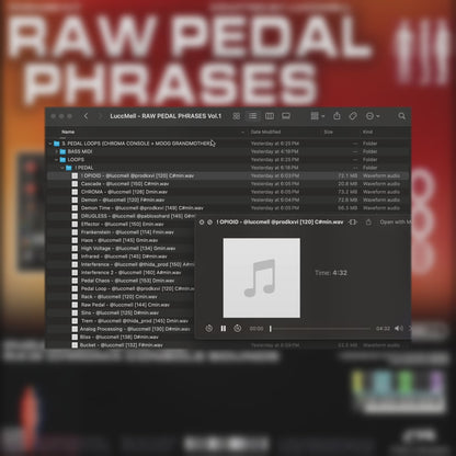 RAW PEDAL PHRASES Vol.1